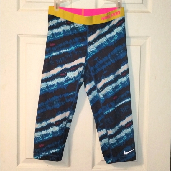 Nike running leggings capris dri-fit - Picture 1 of 6
